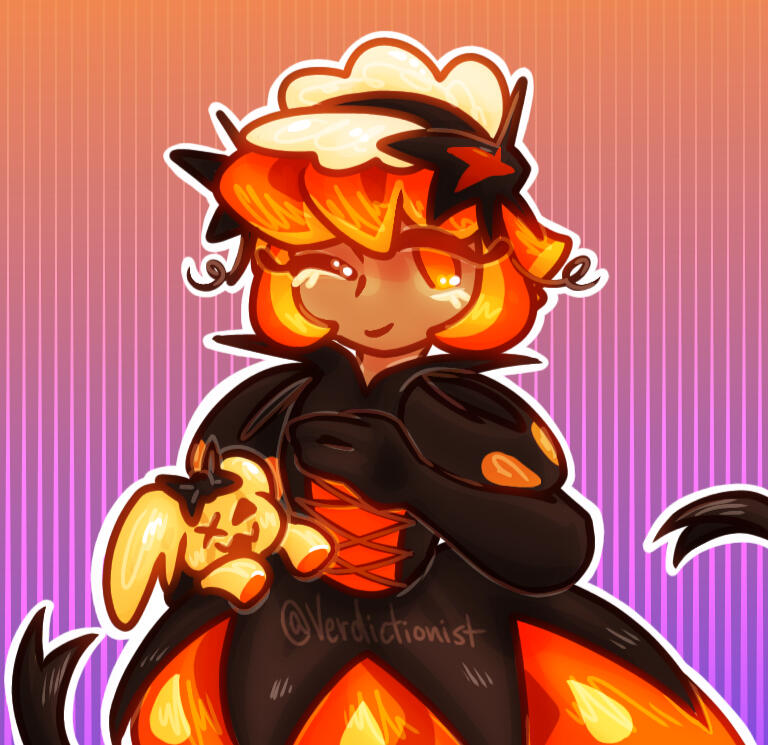 Pumpkin Pie Cookie PFP - Cookie Run Kingdom